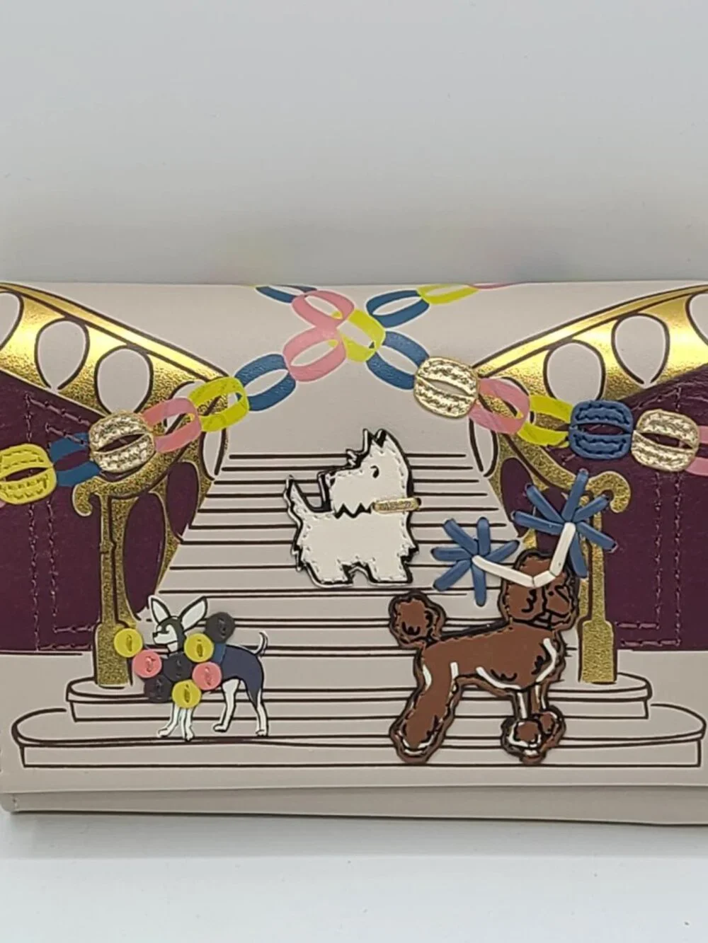 Radley London Party Pals in Light Beige Wallet